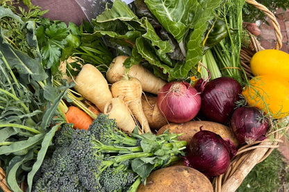Seasonal produce box for family